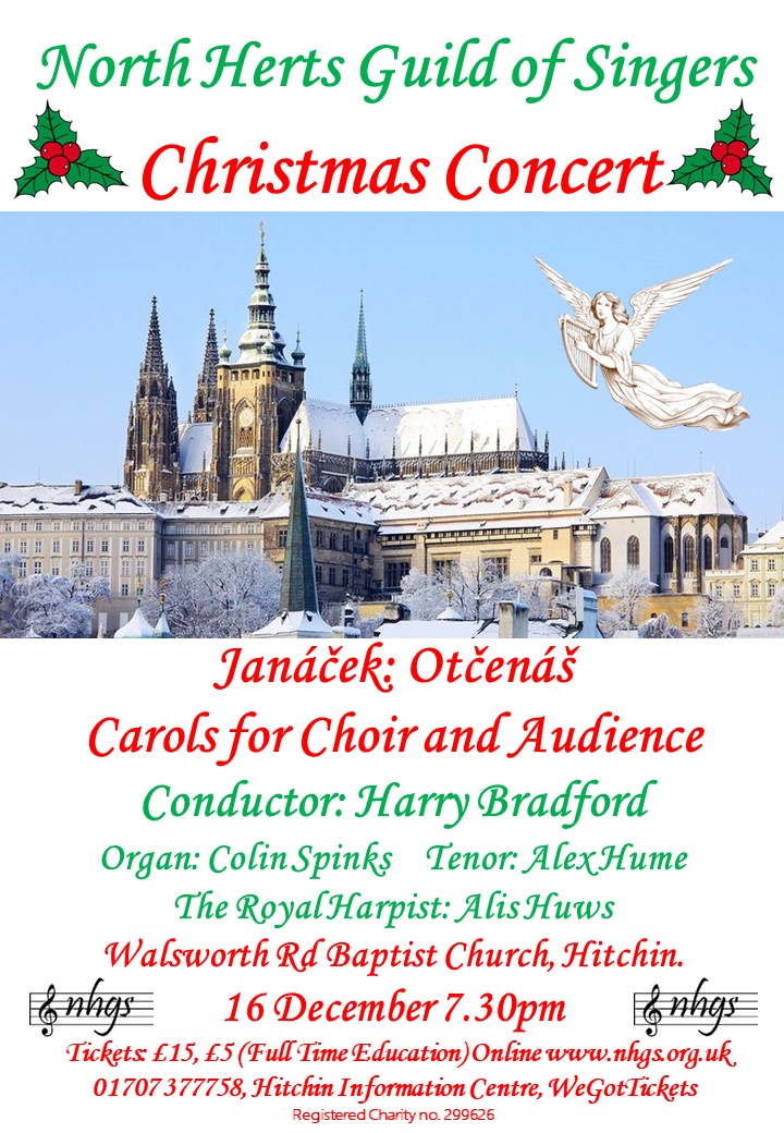 Christmas Concert: Janáček: Otčenáš , Carols for Choir and Audience
