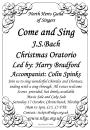 Workshop, Bach Christmas Oratorio